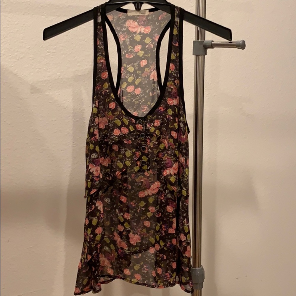 Lush floral print tank